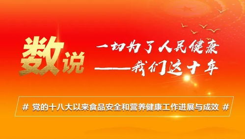 數說十年 食品安全與營養健康工作的顯著成效與成果轉化